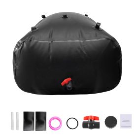 Water Storage Bladder, 264 Gallon (1000L) Water Storage Container Tank, 1000D PVC Large Capacity Soft Bag Bladder