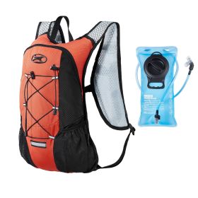 Hydration Backpack with 2L TPU Water Bladder, Hydration Pack Backpack, Lightweight Hiking Water Backpack for Men Women, Hydro Water Daypack for H (Color: Orange, Type: Lightweight)