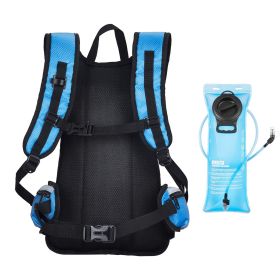 Hydration Backpack, 15L Insulated Hydration Pack Backpack with 3L TPU Water Bladder, Hiking Water Backpack with Storage for Men Women (Color: Blue, Type: Flanker)