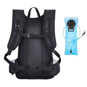 Hydration Backpack, 15L Insulated Hydration Pack Backpack with 3L TPU Water Bladder, Hiking Water Backpack with Storage for Men Women (Color: Black, Type: Flanker)