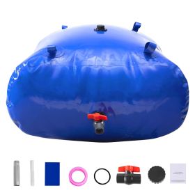 Water Storage Bladder, 87 Gallon (330L) Water Storage Container Tank, 1000D PVC Large Capacity Soft Bag Bladder (Capacity: 330L, Color: Blue)